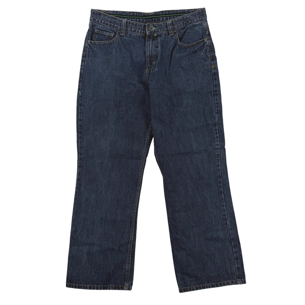 Hurley Jeans Mens 34x30 Blue Dark Wash Regular Straight Denim Pants Casual Y2K